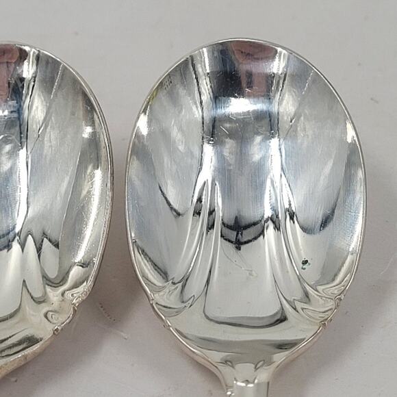 Rogers Brothers Silver Plate Eternally Yours Coquette 2 Sugar Spoons - Picture 6 of 10